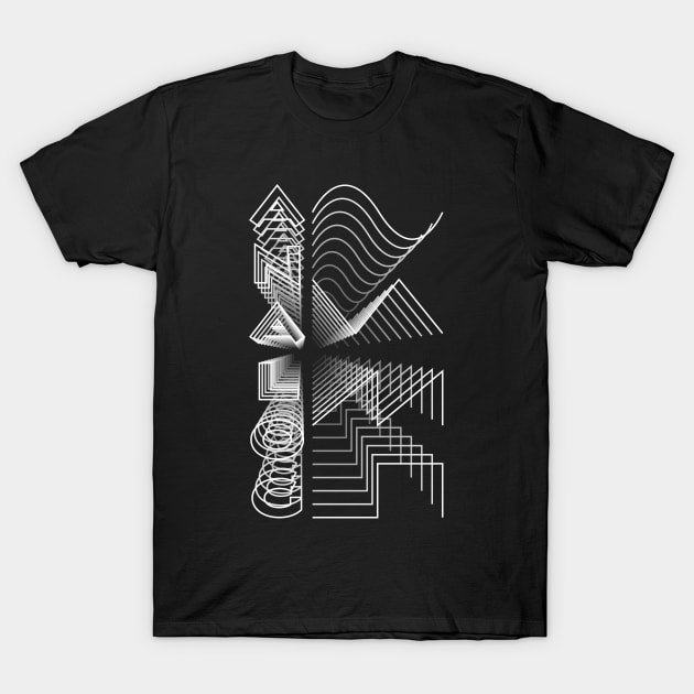 Analog Waveform Audio Digital Design Modular Gift T-Shirt by star trek fanart and more